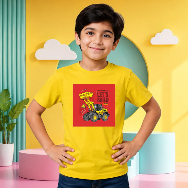 Little Builder Dozer T-Shirt For Boys