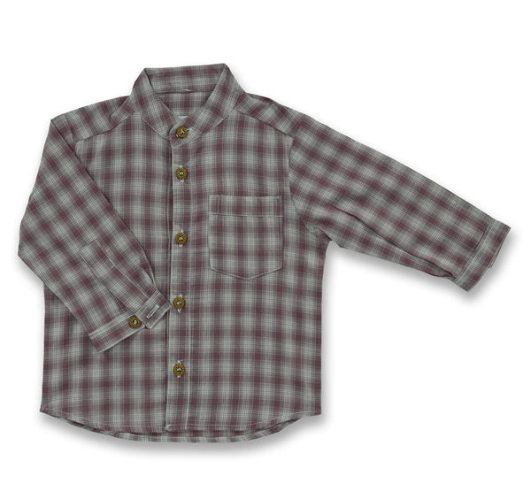 Kids Red Check Cotton Shirt – Casual Everyday Wear