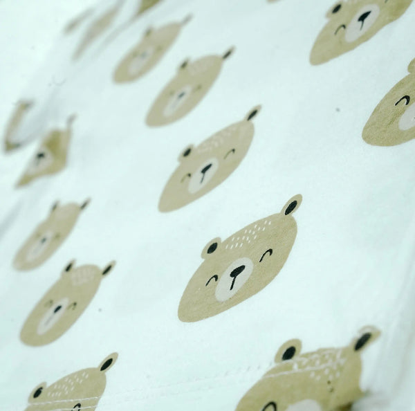 '-  Infant Teddy Bear Print Romper – Soft Cotton Everyday Wear -  Kiddo Retail -  Infant Teddy Bear Print Romper – Soft Cotton Everyday Wear -  Kiddo Retail