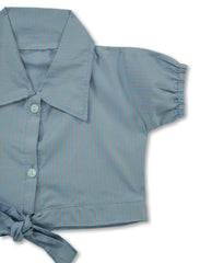 '-  Kids Shirt & Shorts Co-ord Set – Blue & Sea Green -  Kiddo Retail -  Kids Shirt & Shorts Co-ord Set – Blue & Sea Green -  Kiddo Retail