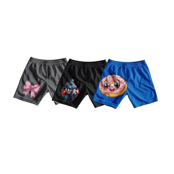 Bow, Captain America and Donut 3-Shorts Bundle