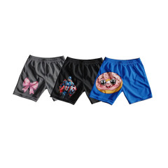 Bow, Captain America and Donut 3-Shorts Bundle