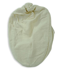 Infant Beige & White Cotton Dress – Soft Everyday Wear
