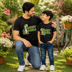 Dino Father & Son Matching T-Shirt Bundle - Black
