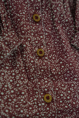 -  Kids Red Floral Print Shirt – Soft Cotton Everyday Wear -  Kiddo Retail