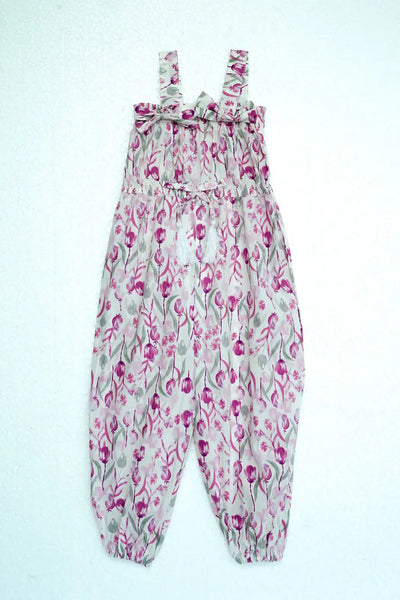 -  Infant Cotton Jumpsuit – Pink & Blue -  Kiddo Retail -  Infant Cotton Jumpsuit – Pink & Blue -  Kiddo Retail