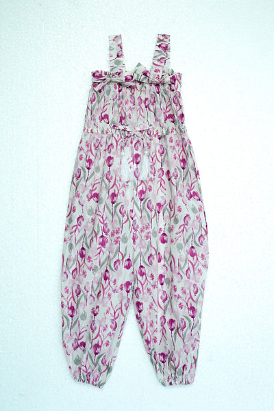 Infant Cotton Jumpsuit – Pink & Blue