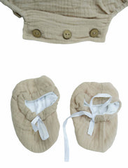 Infant Cream Cotton Outfit – Soft & Comfortable Everyday Wear