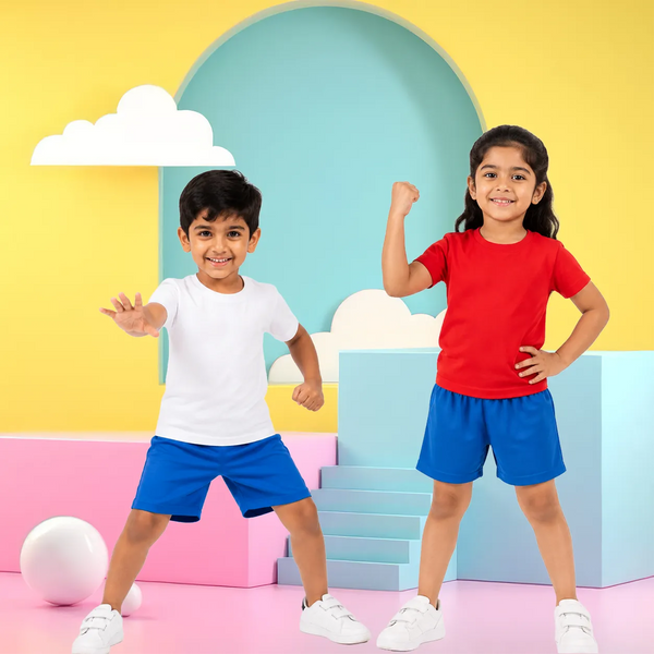Kids Solid Cotton T-Shirt | Soft, Comfortable & Everyday Wear Tee