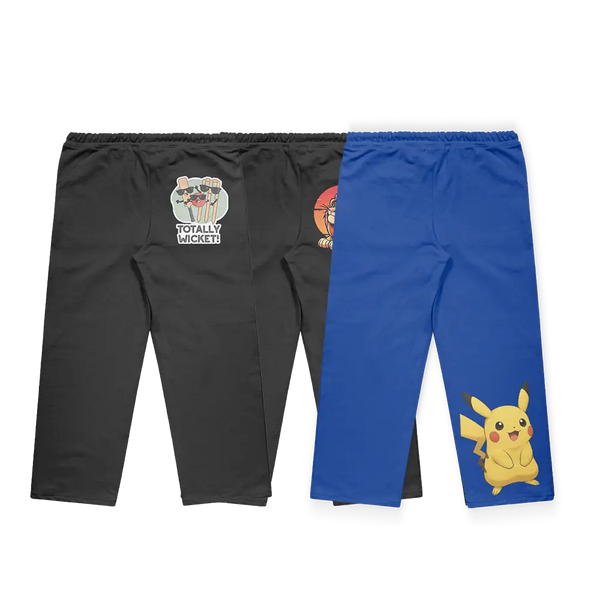 Totally Wicket, Lion and Pikachu 3-Trousers Bundle