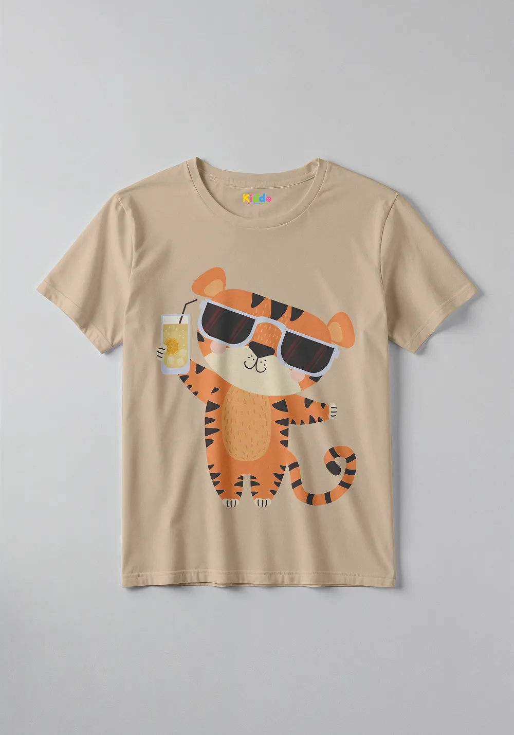 Cool Tiger Glasses Kids Cartoon Tee - Image 10