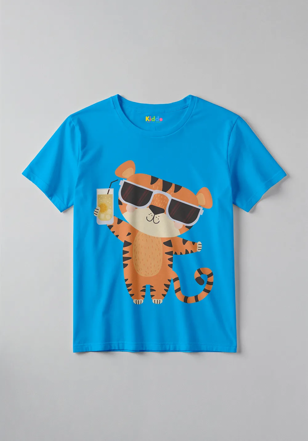 Cool Tiger Glasses Kids Cartoon Tee - Image 8