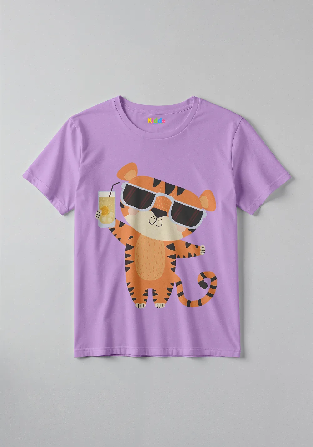Cool Tiger Glasses Kids Cartoon Tee - Image 6