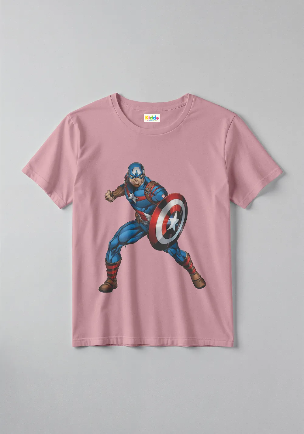 Captain America Shield Kids Tee | Marvel Superhero T-Shirt for Kids
