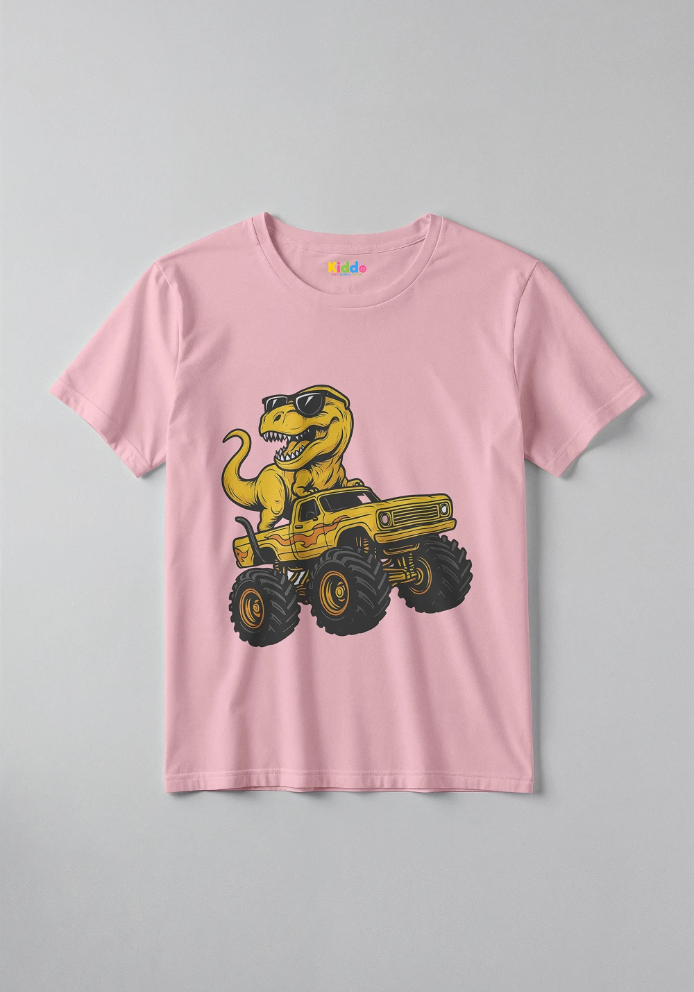 Dinosaur Vehicle Adventure Kids T-Shirt – Fun Cartoon Graphic Tee for Boys & Girls - Image 10