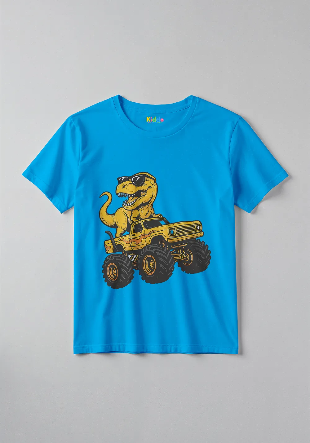 Dinosaur Vehicle Adventure Kids T-Shirt – Fun Cartoon Graphic Tee for Boys & Girls - Image 7