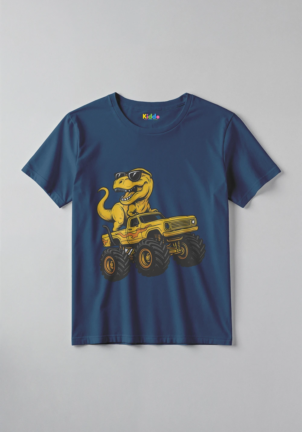 Dinosaur Vehicle Adventure Kids T-Shirt – Fun Cartoon Graphic Tee for Boys & Girls - Image 4
