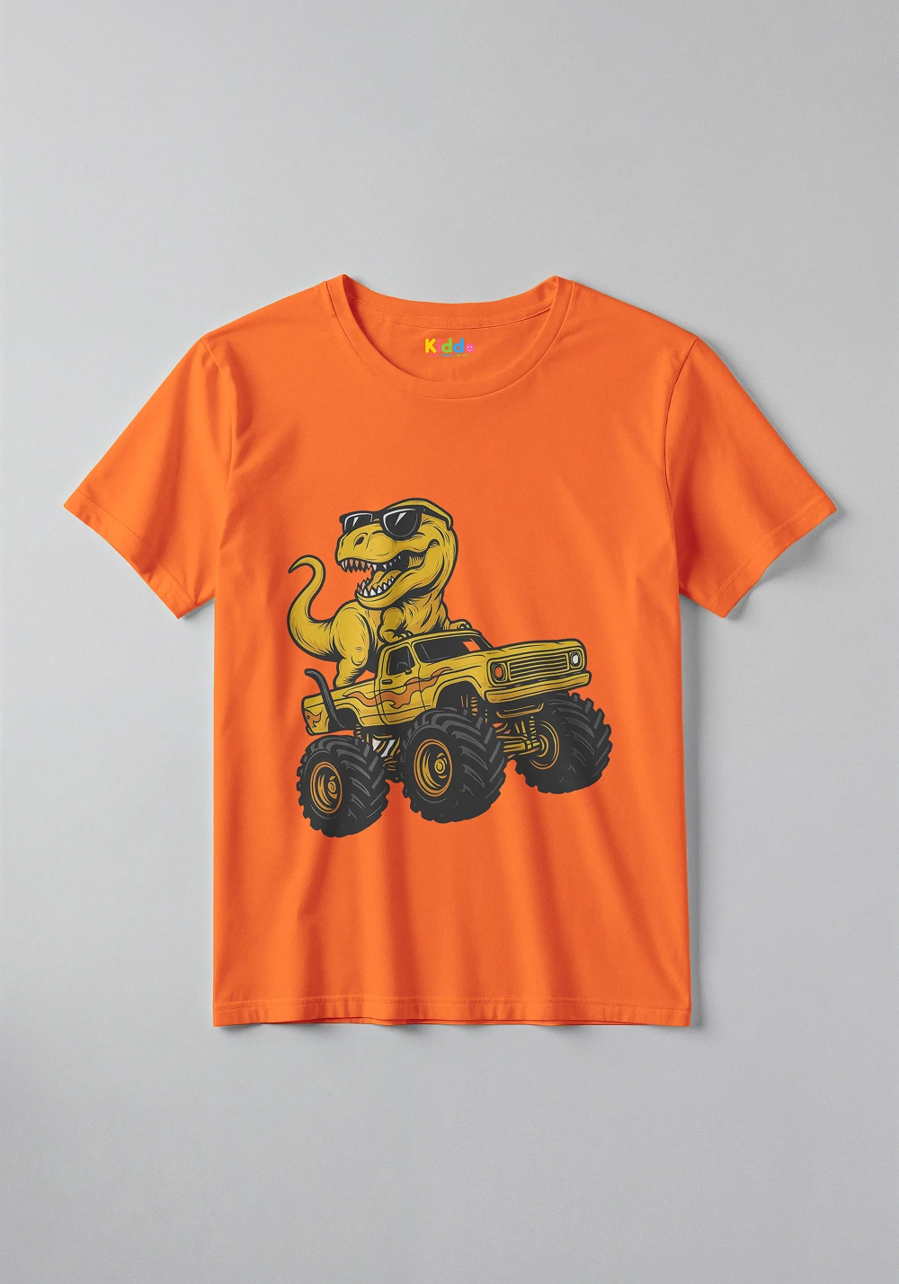 Dinosaur Vehicle Adventure Kids T-Shirt – Fun Cartoon Graphic Tee for Boys & Girls - Image 3