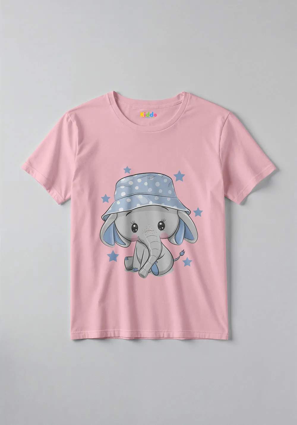 Cute Elephant Cartoon Kids Tee – Soft Graphic T-Shirt for Boys & Girls - Image 6