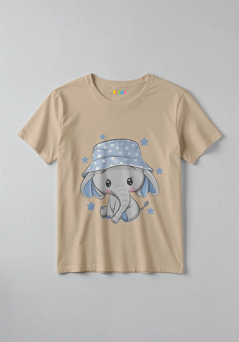 Cute Elephant Cartoon Kids Tee – Soft Graphic T-Shirt for Boys & Girls - Image 5