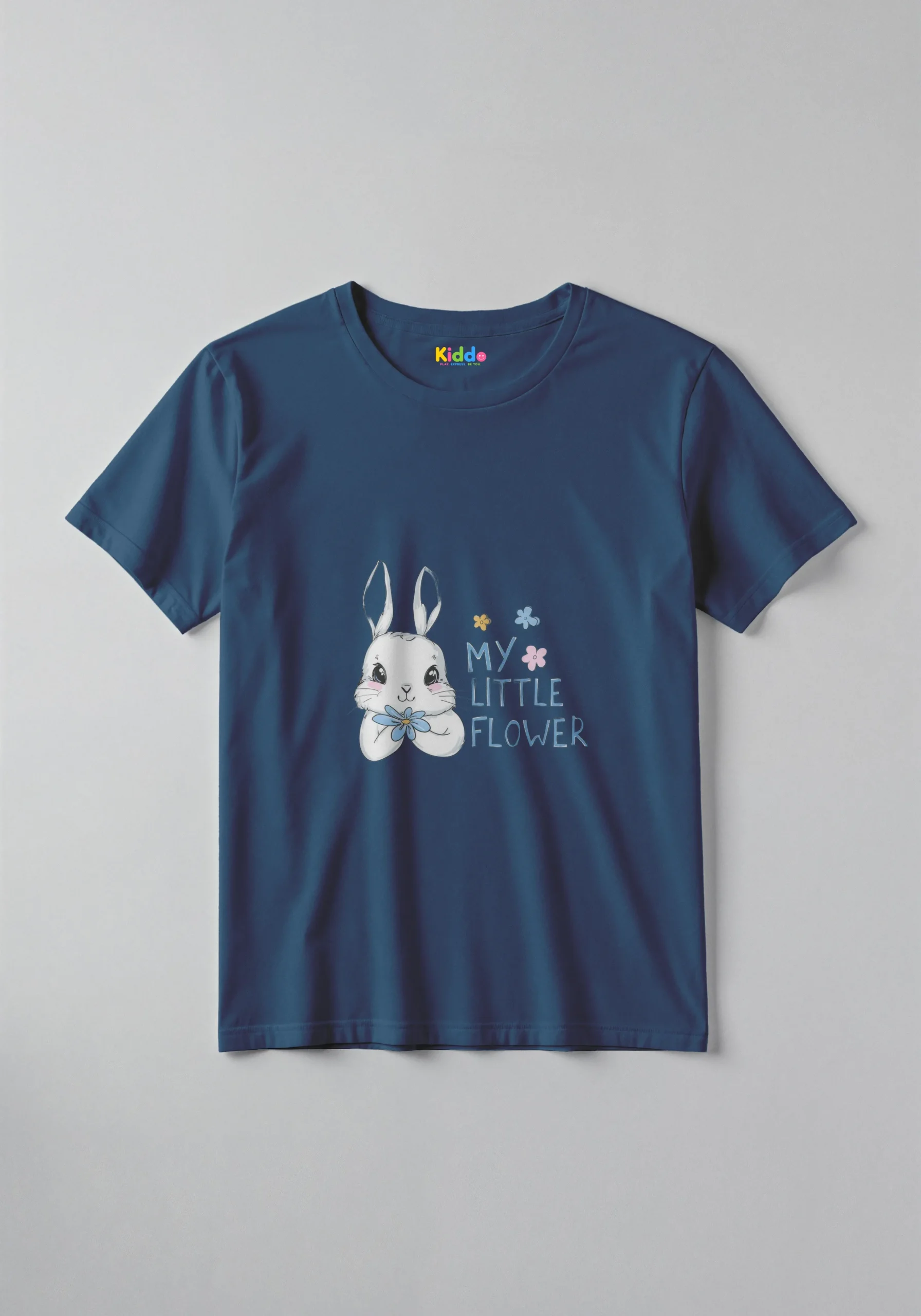 Little Flower Kids Tee – Cute Floral Graphic T-Shirt for Boys & Girls