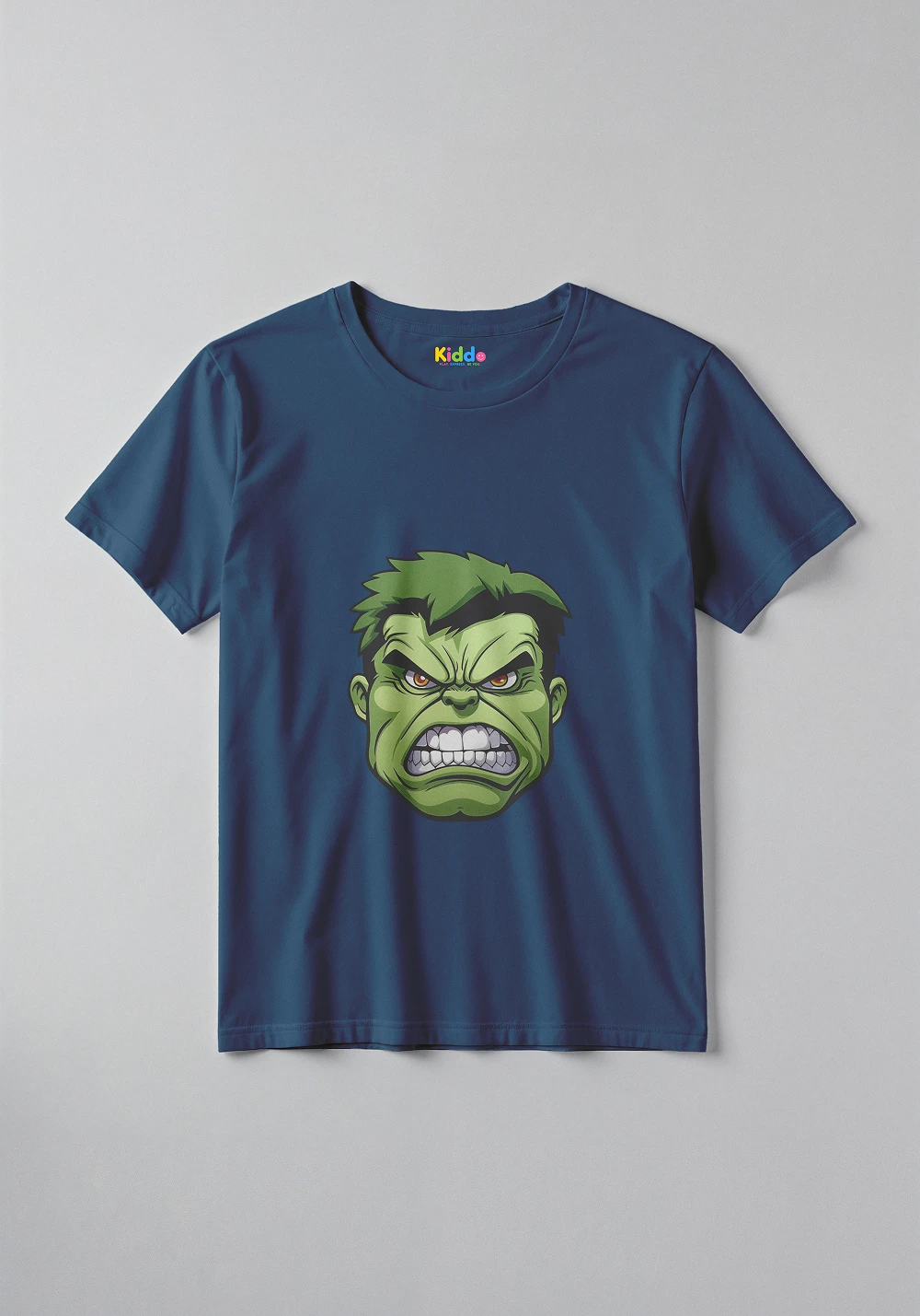 Hulk Smash Kids Superhero T-Shirt – Powerful Cartoon Graphic Tee for Boys & Girls