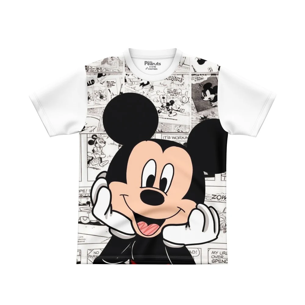 DIGITAL POLYESTER - SMILING MICKEY MOUSE TEE DG01242FP
