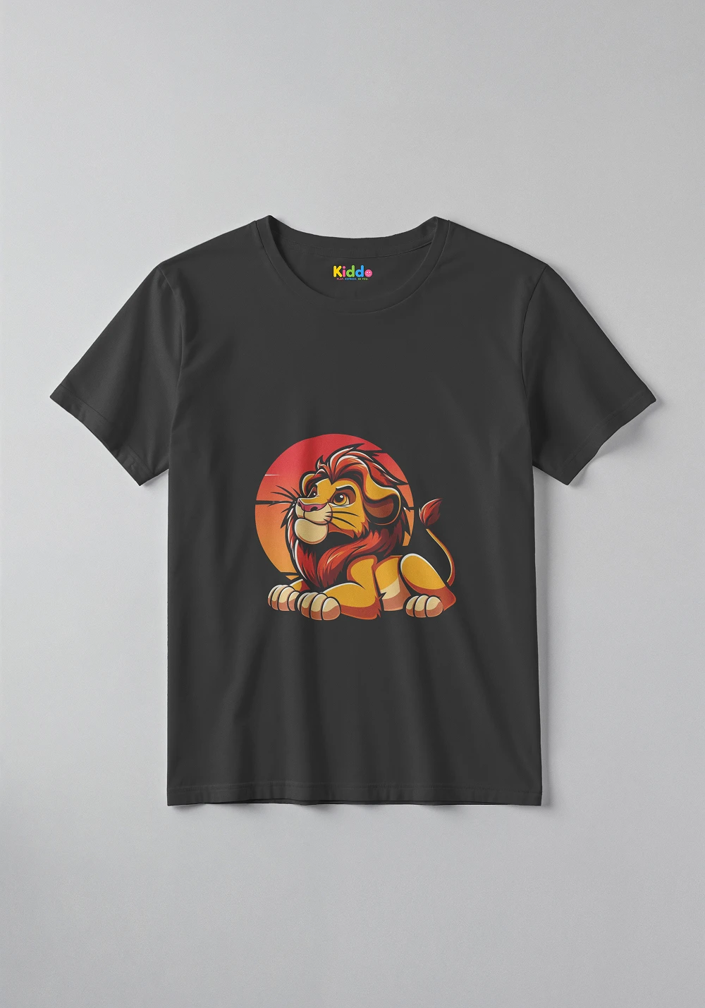 King Lion Jungle Kids T-Shirt – Wild Animal Graphic Tee for Kids - Image 4
