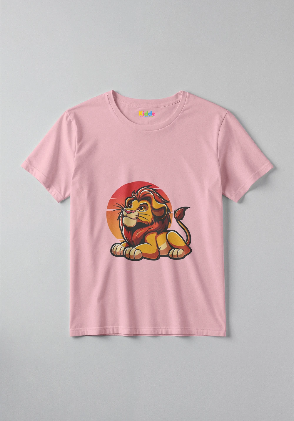 King Lion Jungle Kids T-Shirt – Wild Animal Graphic Tee for Kids