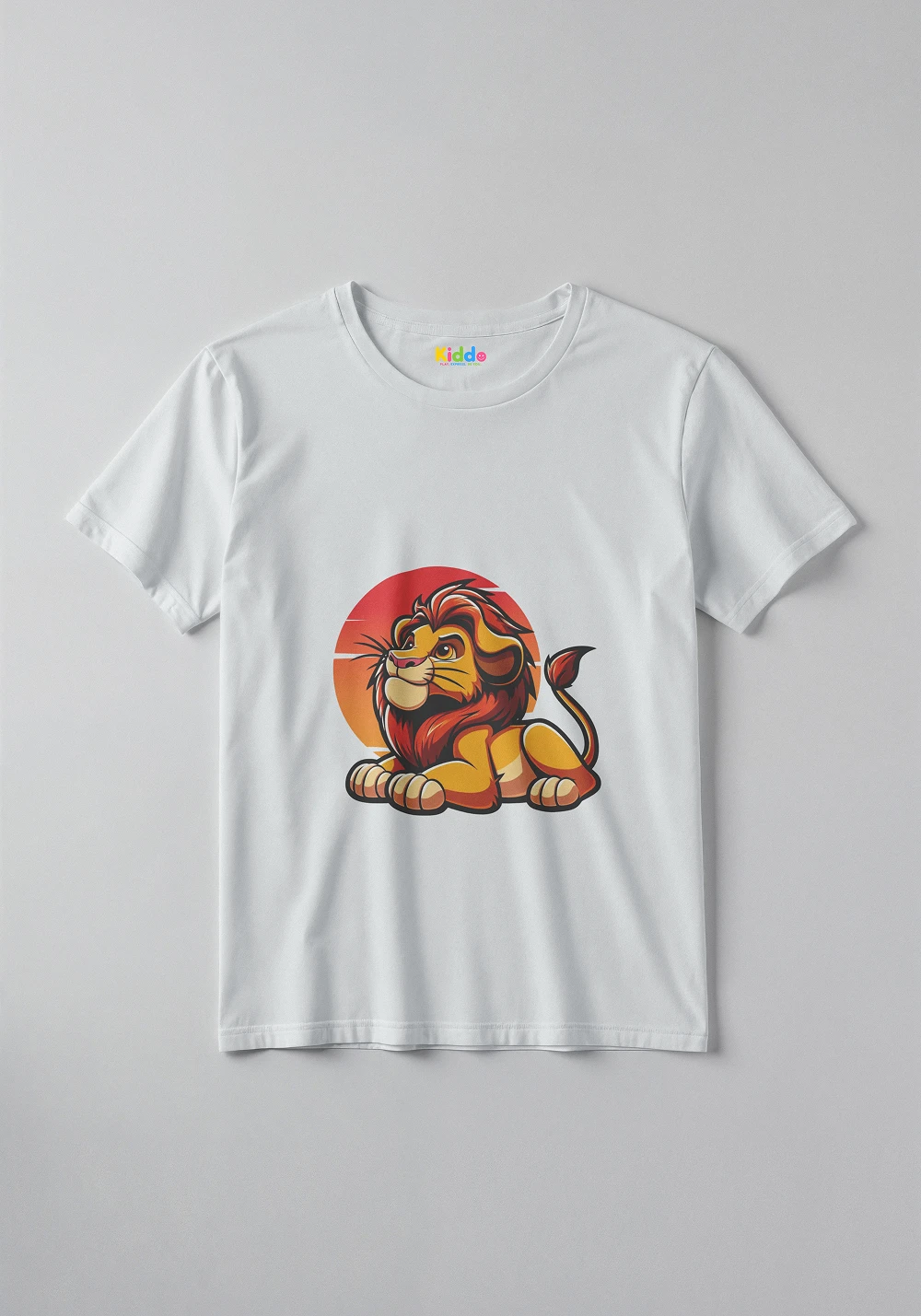 King Lion Jungle Kids T-Shirt – Wild Animal Graphic Tee for Kids - Image 3