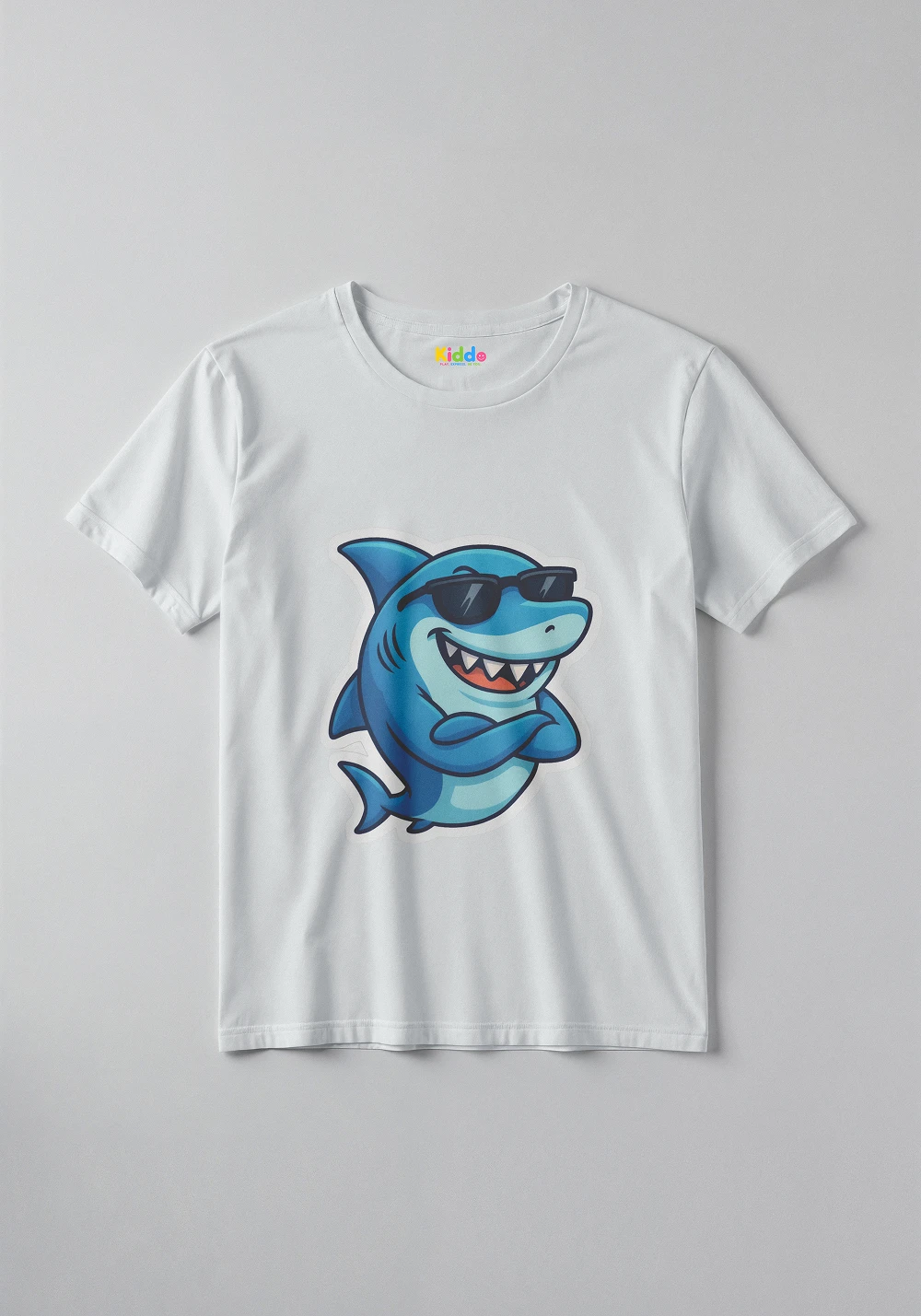 Shark Ocean Adventure Kids Tee – Fun Sea Animal Graphic T-Shirt - Image 3