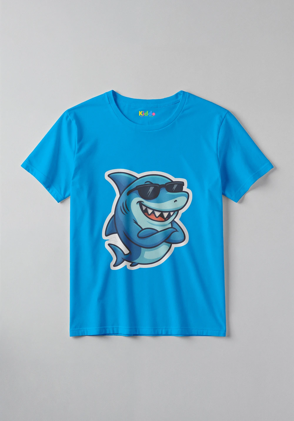 Shark Ocean Adventure Kids Tee – Fun Sea Animal Graphic T-Shirt - Image 2