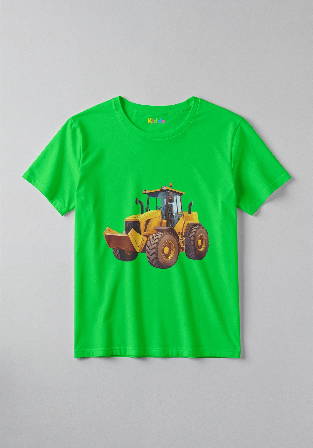 Heavy Loader Kids Shirt – Construction Vehicle Graphic T-Shirt - Image 3