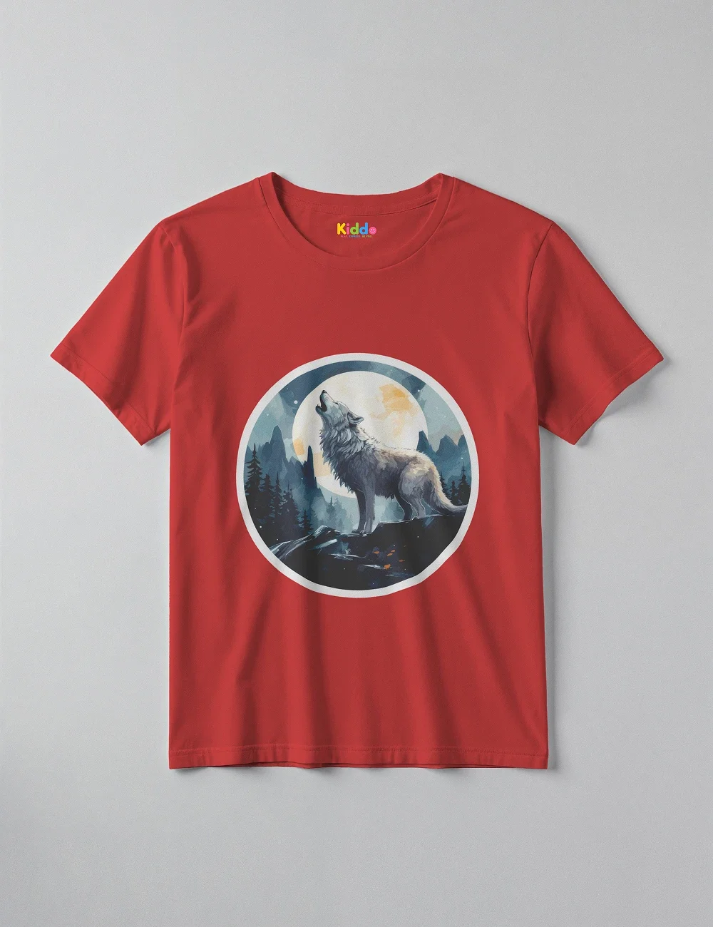 Wild Wolf Graphic Tee – Kids Animal Adventure T-Shirt