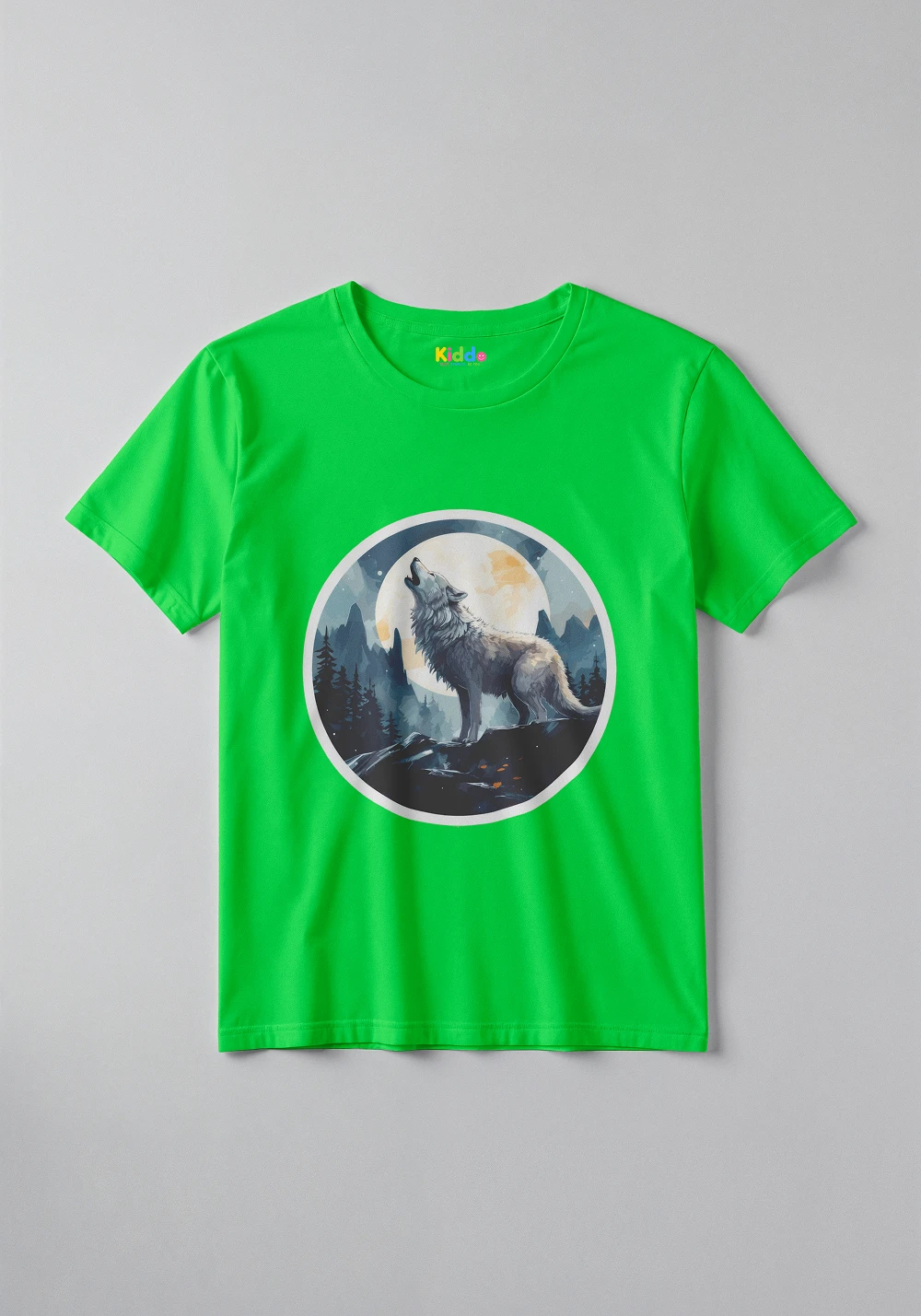 Wild Wolf Graphic Tee – Kids Animal Adventure T-Shirt - Image 10