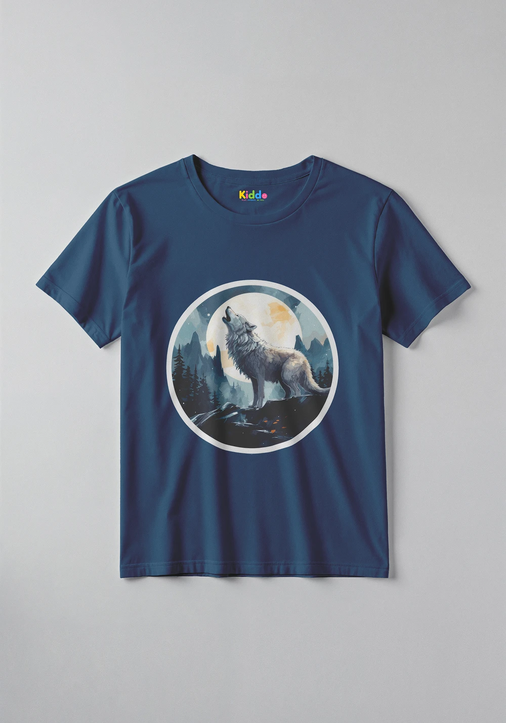 Wild Wolf Graphic Tee – Kids Animal Adventure T-Shirt - Image 8