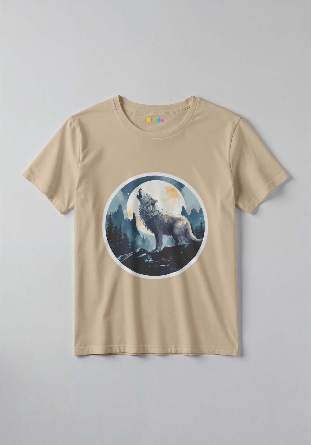 Wild Wolf Graphic Tee – Kids Animal Adventure T-Shirt - Image 7