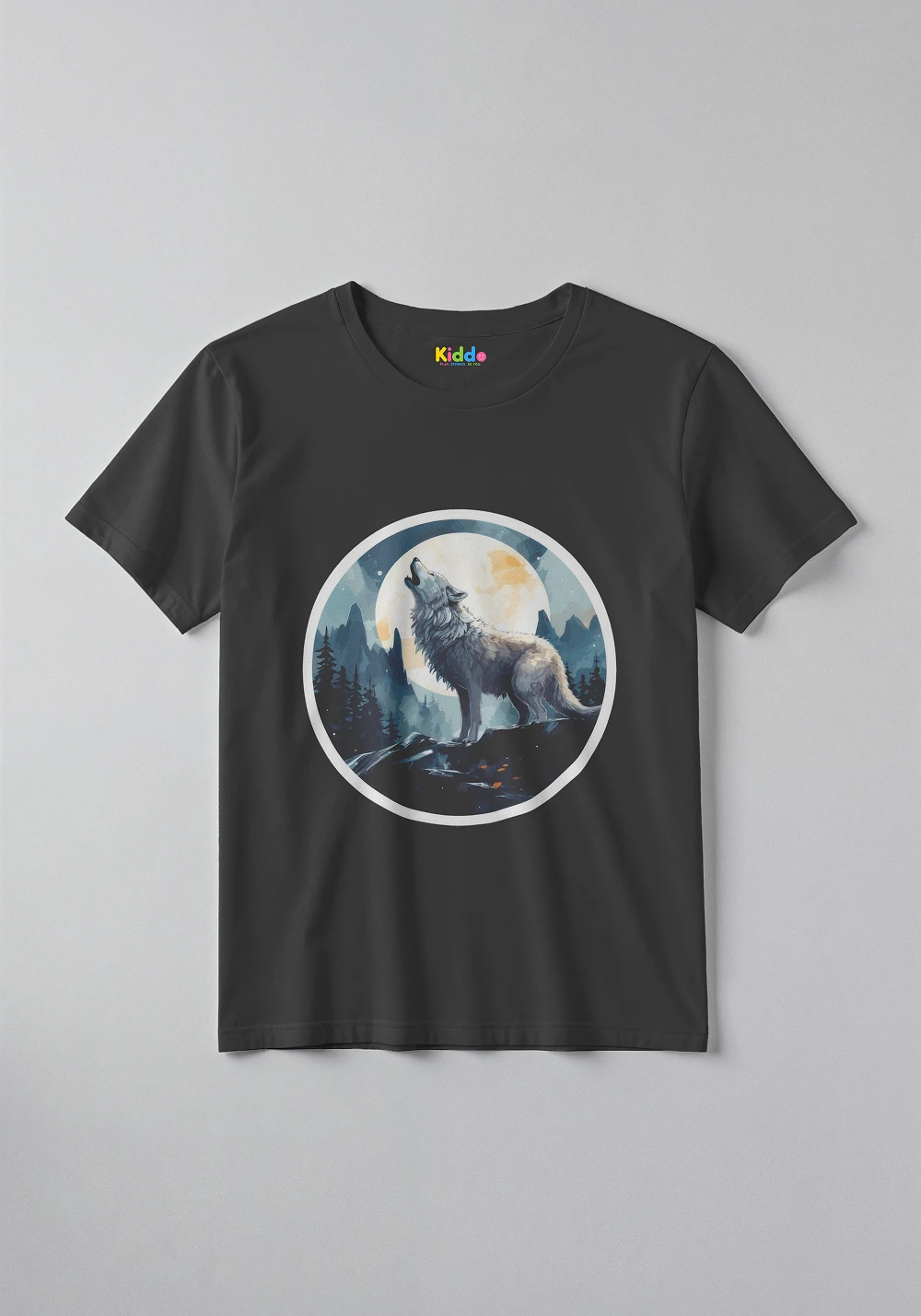 Wild Wolf Graphic Tee – Kids Animal Adventure T-Shirt - Image 6