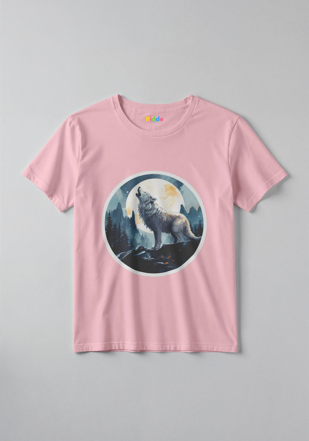 Wild Wolf Graphic Tee – Kids Animal Adventure T-Shirt - Image 5