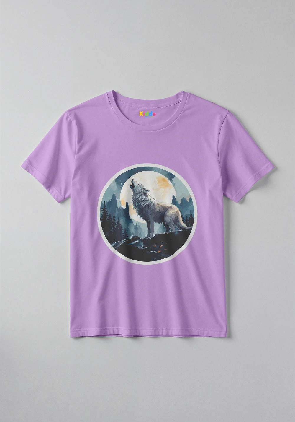 Wild Wolf Graphic Tee – Kids Animal Adventure T-Shirt