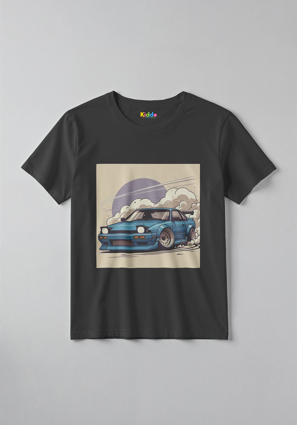 Silvia Drift Racing Tee – Kids Car Graphic T-Shirt - Image 8