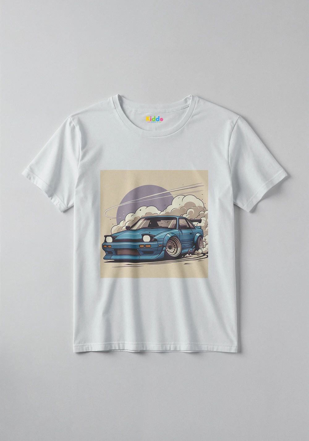 Silvia Drift Racing Tee – Kids Car Graphic T-Shirt - Image 4