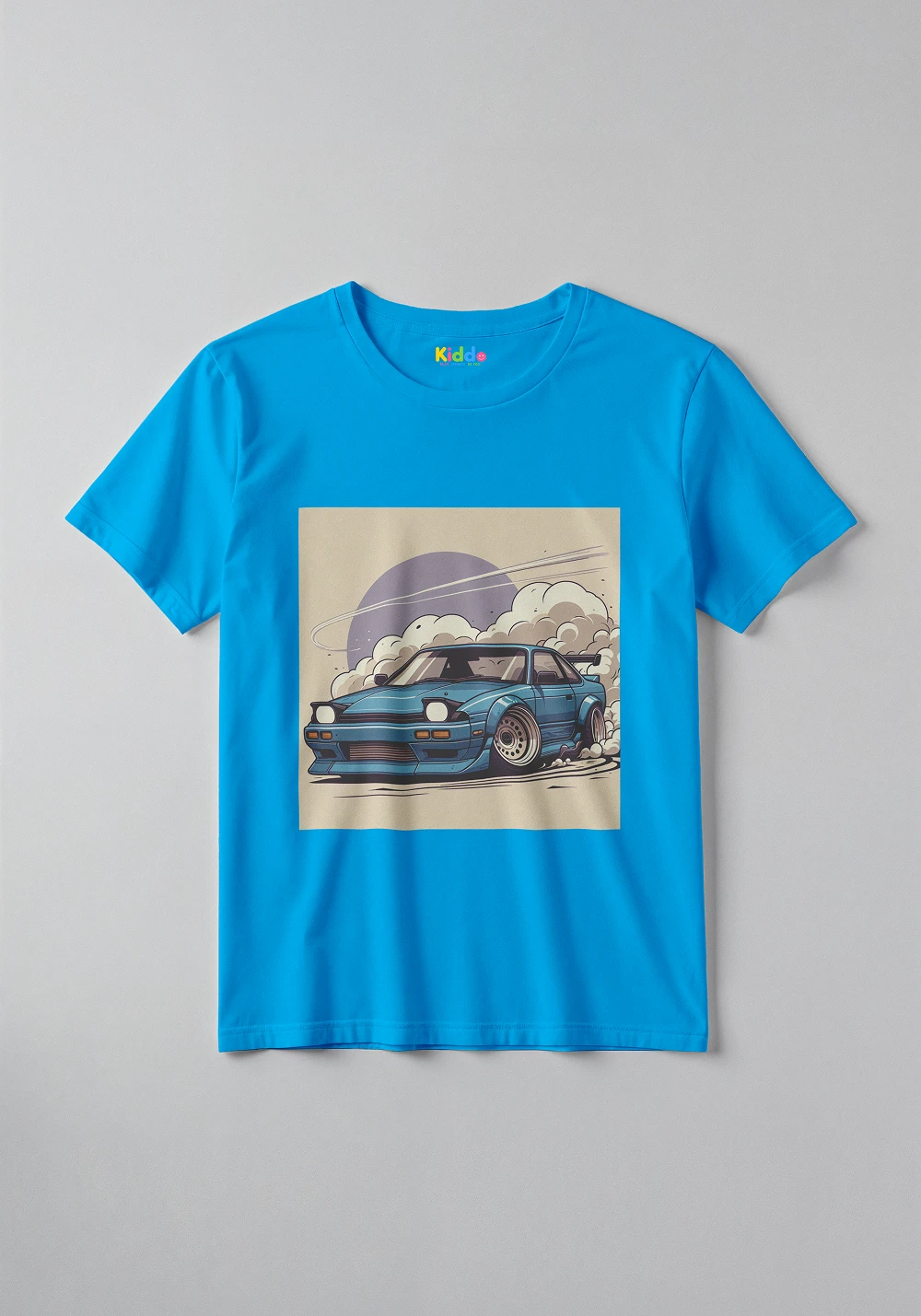 Silvia Drift Racing Tee – Kids Car Graphic T-Shirt - Image 3