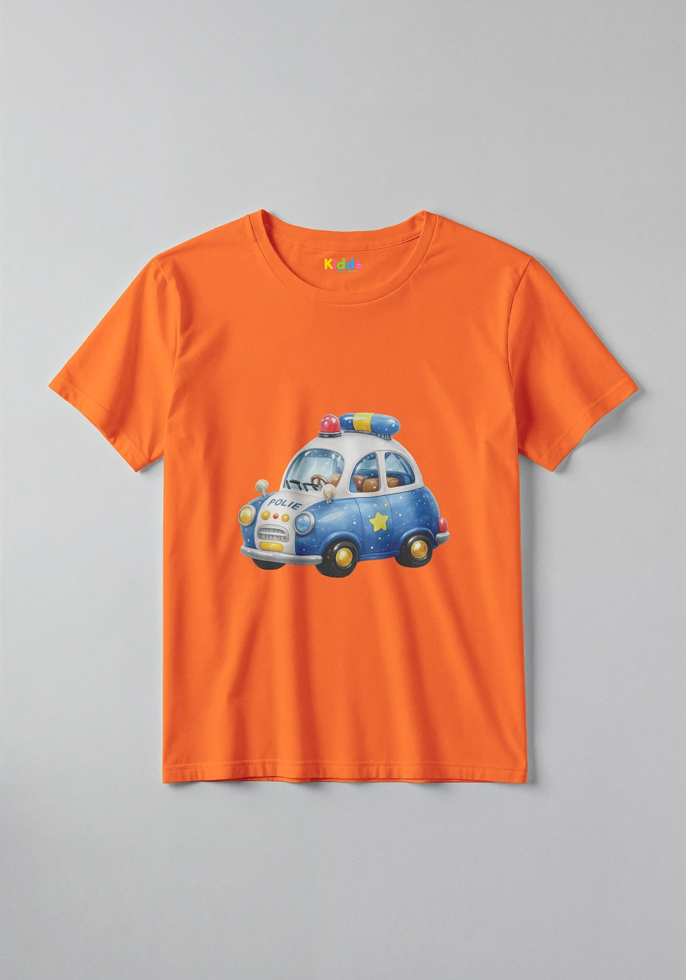 Police Patrol Action Tee – Kids Law Enforcement Graphic T-Shirt