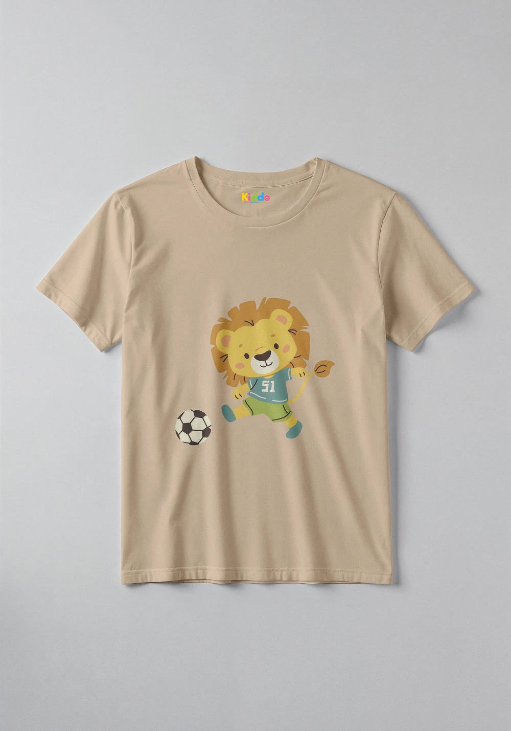 Lion Football Champion Tee – Kids Sports Graphic T-Shirt