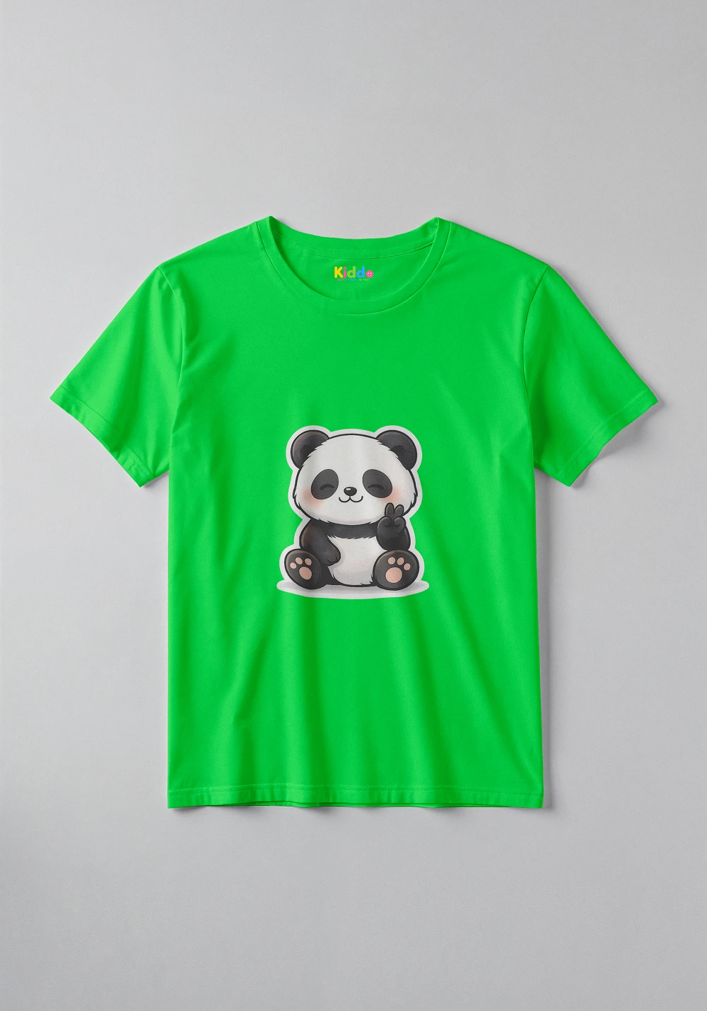 Happy Panda Cartoon Tee – Cute Animal Graphic T-Shirt for Kids - Image 10