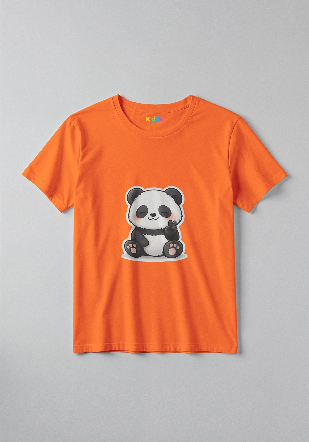 Happy Panda Cartoon Tee – Cute Animal Graphic T-Shirt for Kids - Image 9