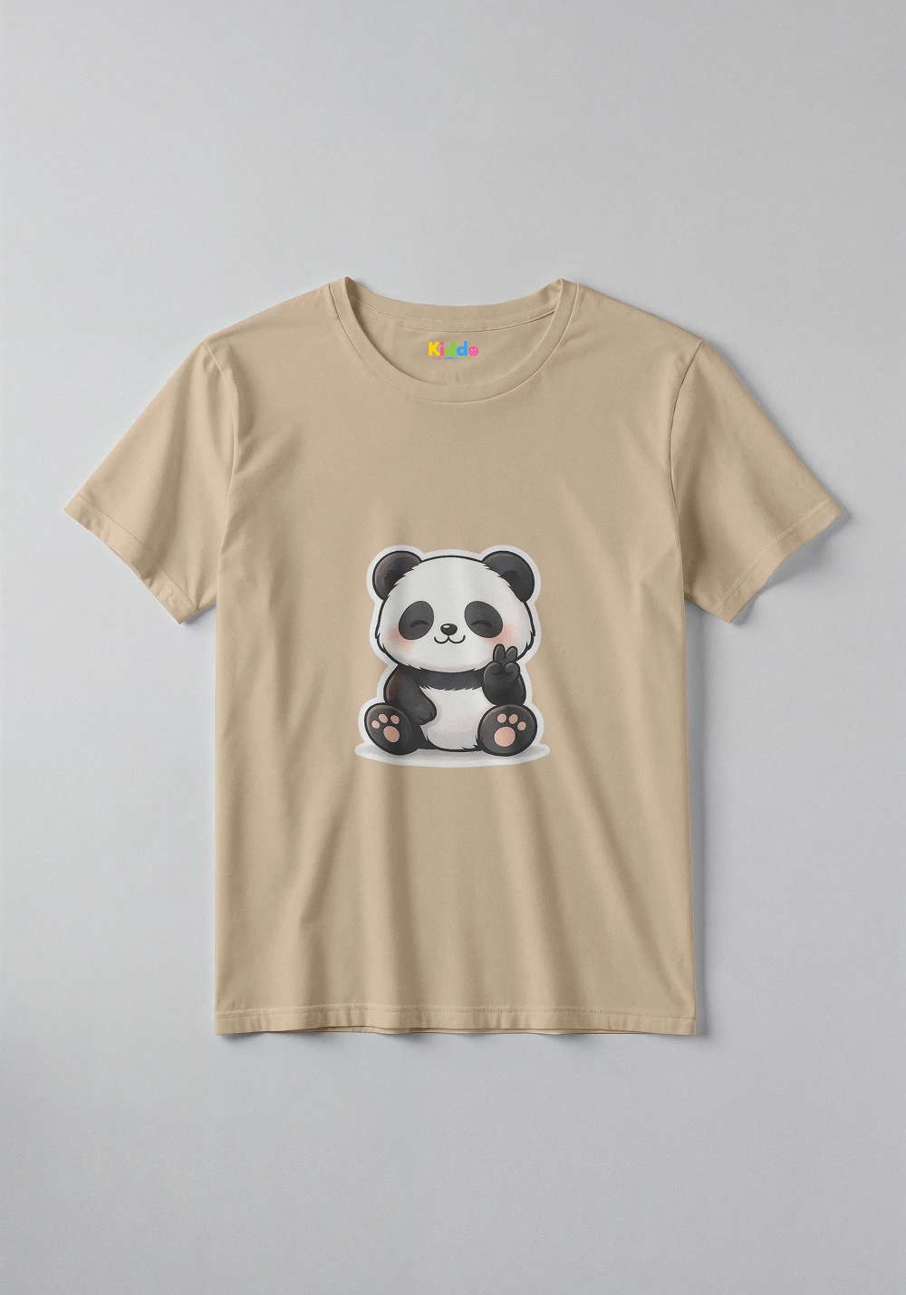 Happy Panda Cartoon Tee – Cute Animal Graphic T-Shirt for Kids - Image 7