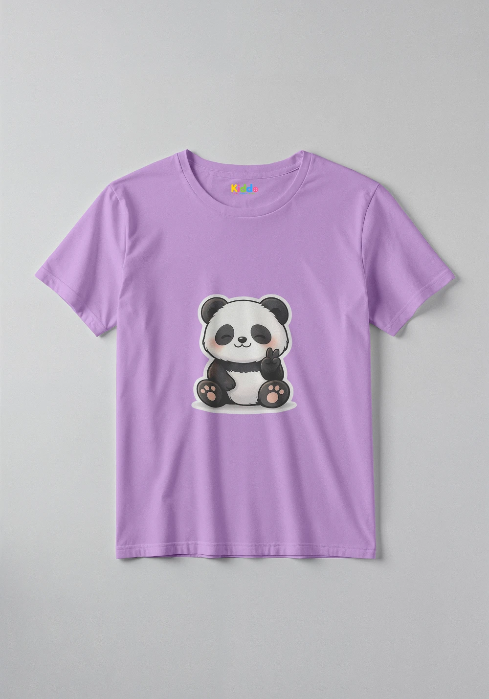 Happy Panda Cartoon Tee – Cute Animal Graphic T-Shirt for Kids - Image 5