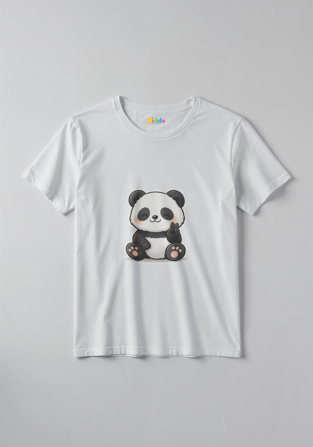 Happy Panda Cartoon Tee – Cute Animal Graphic T-Shirt for Kids - Image 4